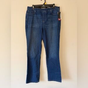 Kim Rogers Dark Blue Straight Leg Jeans